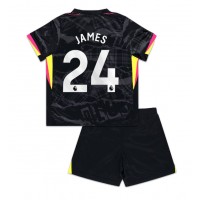 Chelsea Reece James #24 Fotballklær Tredjedraktsett Barn 2024-25 Kortermet (+ korte bukser)